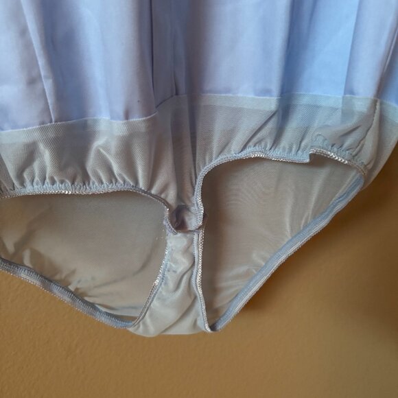 Womens Bodysuit Blouse Button Down One-Piece Long Sleeve Solid Office Work Shirt - Picture 10 of 11